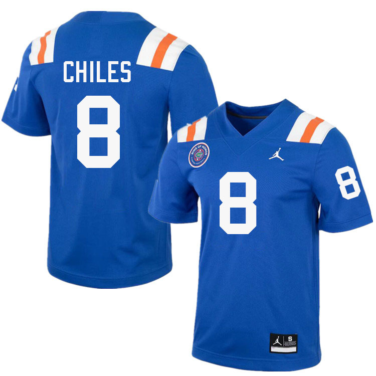 #8 Aaron Chiles Gators Jersey,Florida Gators College Football Jerseys Stitched-Throwback Royal
